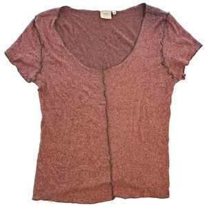 🔥4/$25 Good Luck Gem Heather Red T-shirt Women’s Size Large